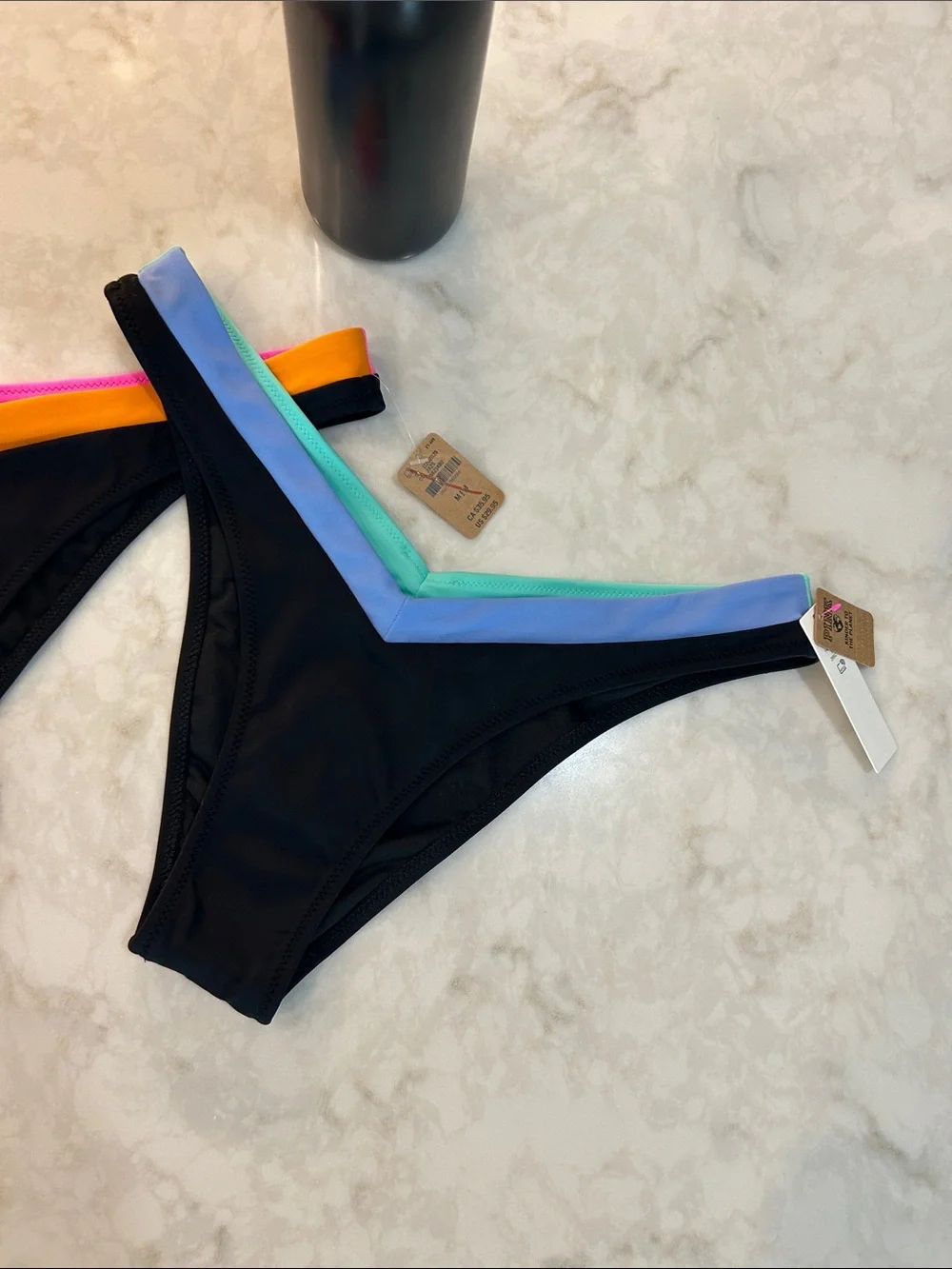 NWT PINK V-FRONT ITSY BIKINI BOTTOM - BUNDLE